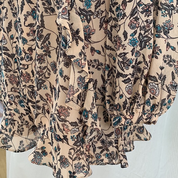 BARDOT Blush Floral Playsuit Size 10 - Picture 7 of 12